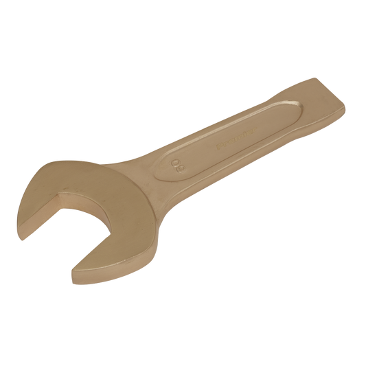 Sealey Slogging Spanner Open End 60mm Non-Sparking Beryllium Copper Tool NS027