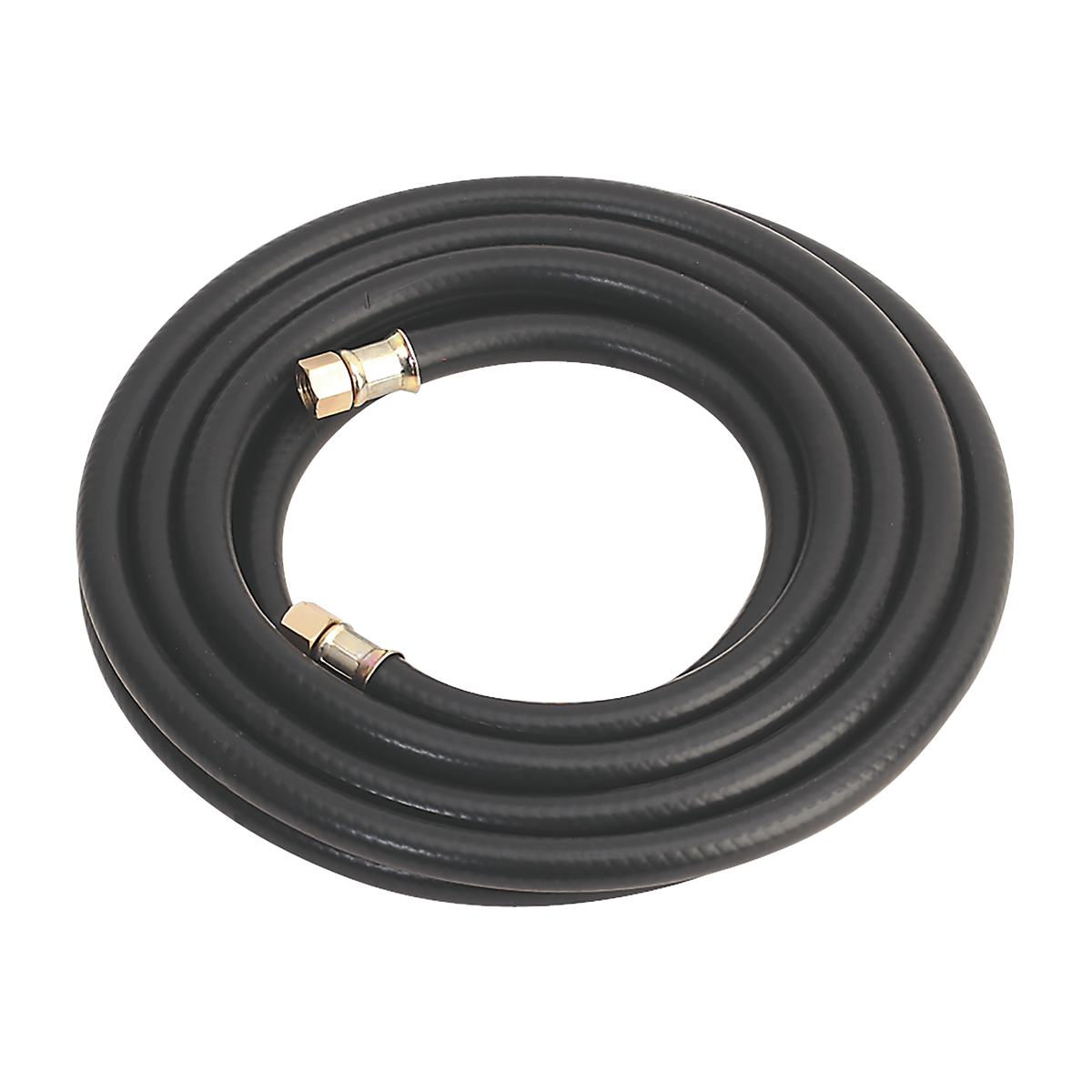 Sealey Air Hose 5m x Ø8mm With 1/4" BSP Unions Heavy Duty Silicone-Free AH5RX