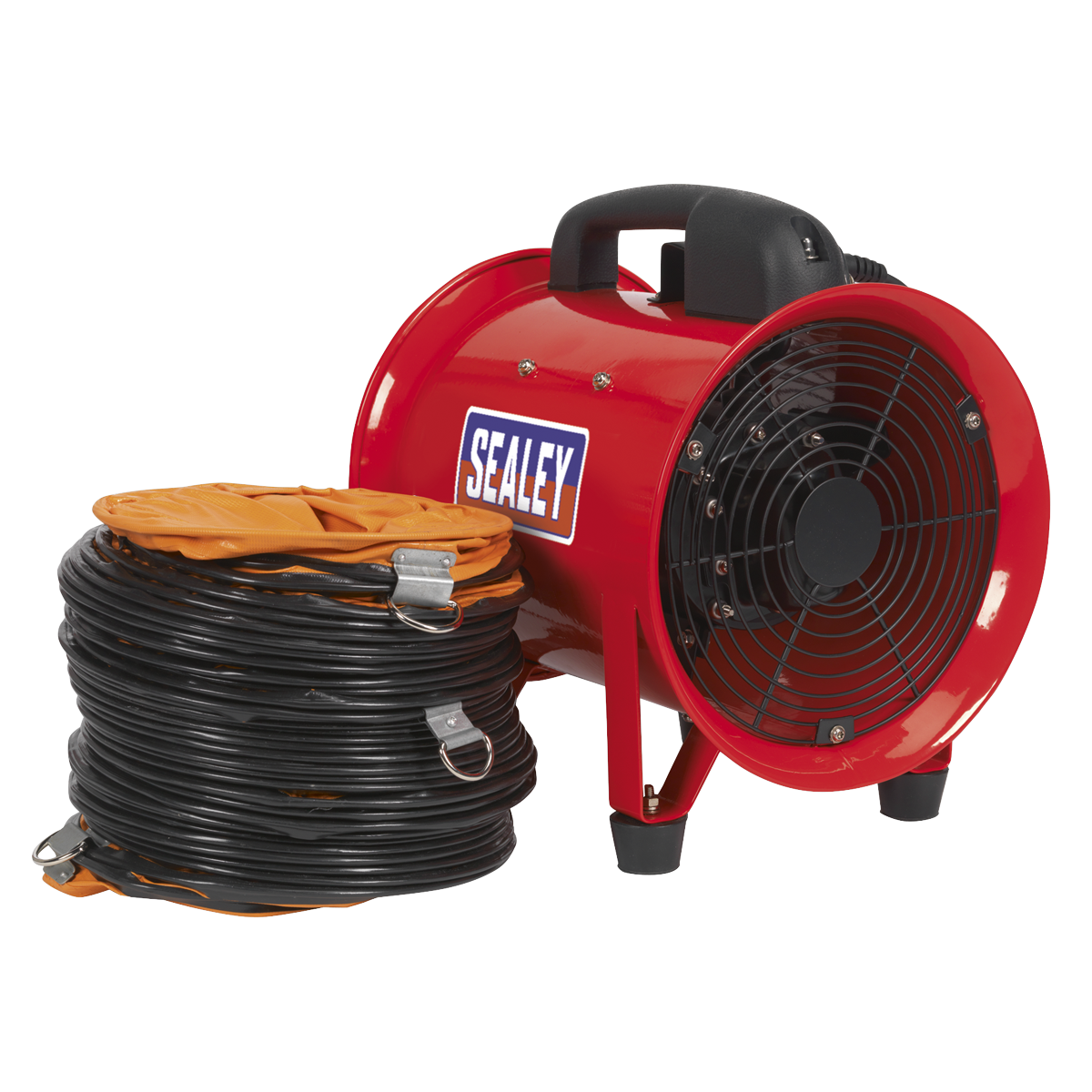 Sealey Portable Ventilator 200mm With 5 Metres Ducting Lightweight VEN200