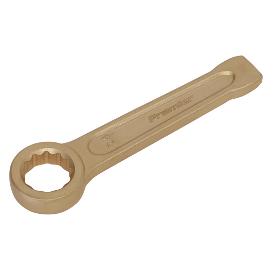 Sealey Slogging Spanner Ring End 24mm Non-Sparking Beryllium Copper Tool NS029
