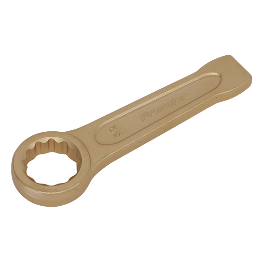 Sealey Slogging Spanner Ring End 32mm Non-Sparking Beryllium Copper Tool NS032