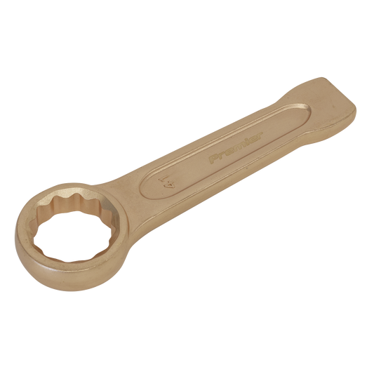 Sealey Slogging Spanner Ring End 41mm Non-Sparking Beryllium Copper Tool NS034
