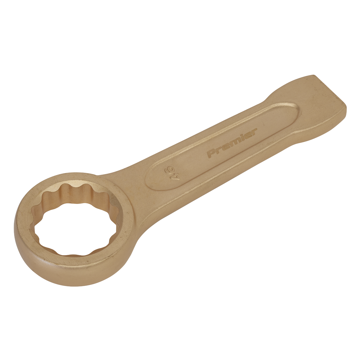 Sealey Slogging Spanner Ring End 46mm Non-Sparking Beryllium Copper Tool NS035