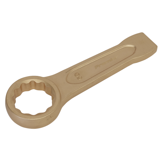 Sealey Slogging Spanner Ring End 50mm Non-Sparking Beryllium Copper Tool NS036