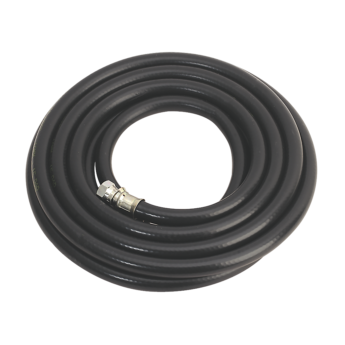 Sealey Air Hose 5m x Ø10mm With 1/4" BSP Swivel Unions Heavy Duty AH5RX/38