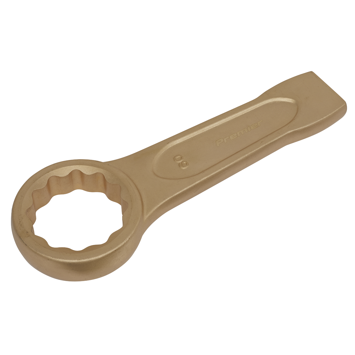 Sealey Slogging Spanner Ring End 60mm Non-Sparking Beryllium Copper Tool NS038