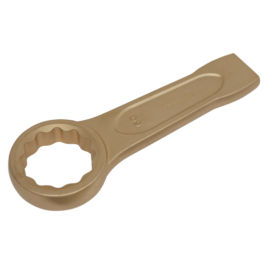 Sealey Slogging Spanner Ring End 60mm Non-Sparking Beryllium Copper Tool NS038