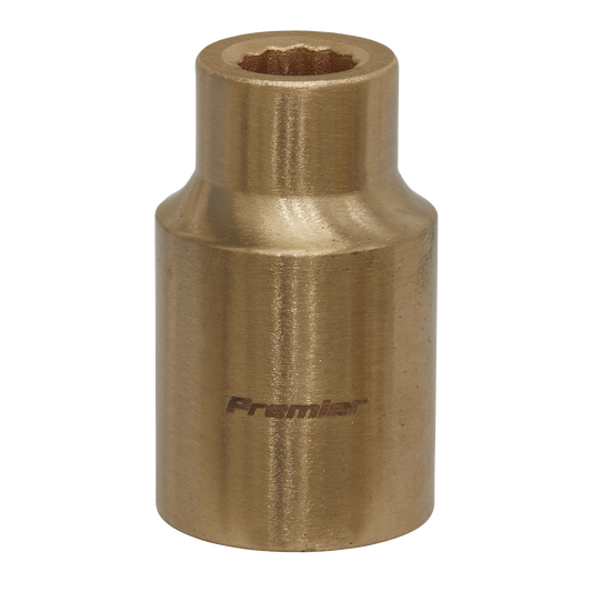 Sealey Socket 8mm 1/2" Square Drive Non-Sparking WallDrive 12 Point NS041