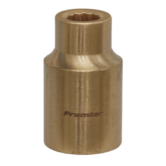 Sealey Socket 9mm 1/2" Square Drive Non-Sparking WallDrive 12 Point NS042