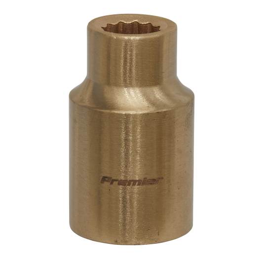 Sealey Socket 10mm 1/2" Square Drive Non-Sparking WallDrive 12 Point NS043