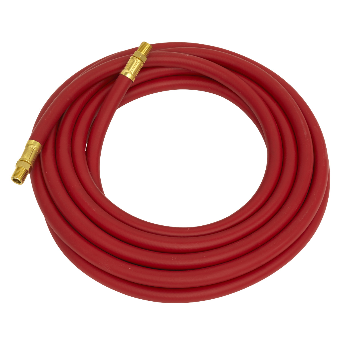 Sealey Air Hose 10m Ø8mm With 1/4" BSP Female Swivel Unions Silicone-Free AHC10