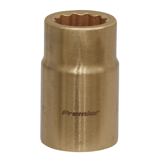 Sealey Socket 15mm 1/2" Square Drive Non-Sparking WallDrive 12 Point NS048