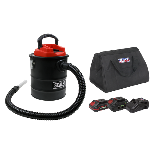 Sealey 20V SV20 Series 15L Handheld Vacuum Cleaner Kit 2 Batteries CP20VAVKIT