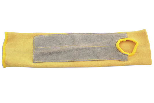 LASER 5579 Leather Protective Sleeve With Thumb Hole & Leather Strip Workshop