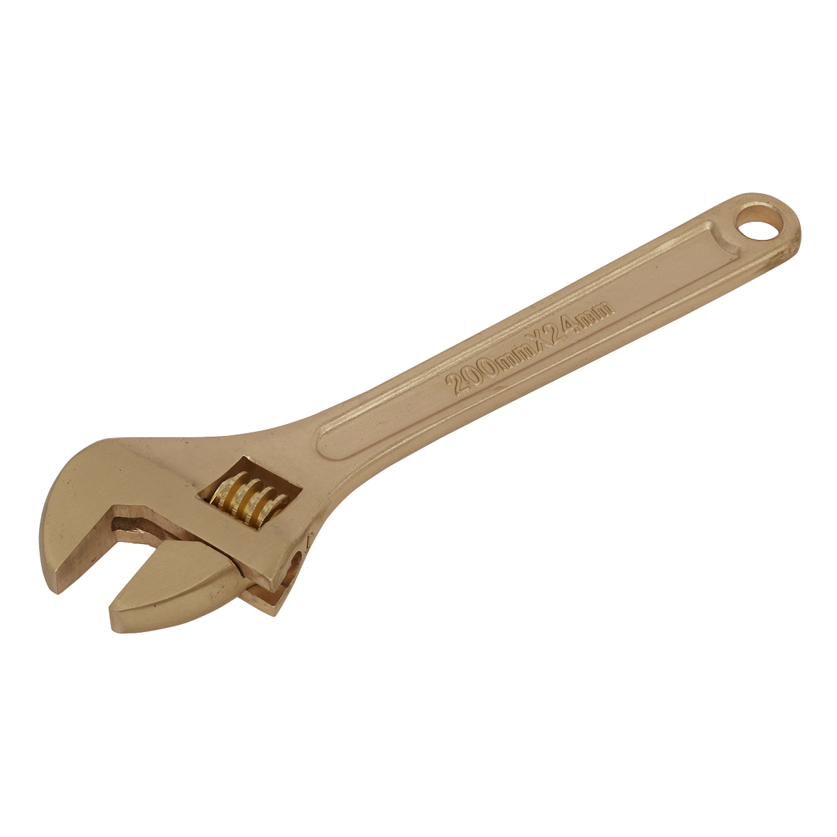 Sealey Adjustable Wrench from Beryllium Copper 200mm Non-Sparking NS066