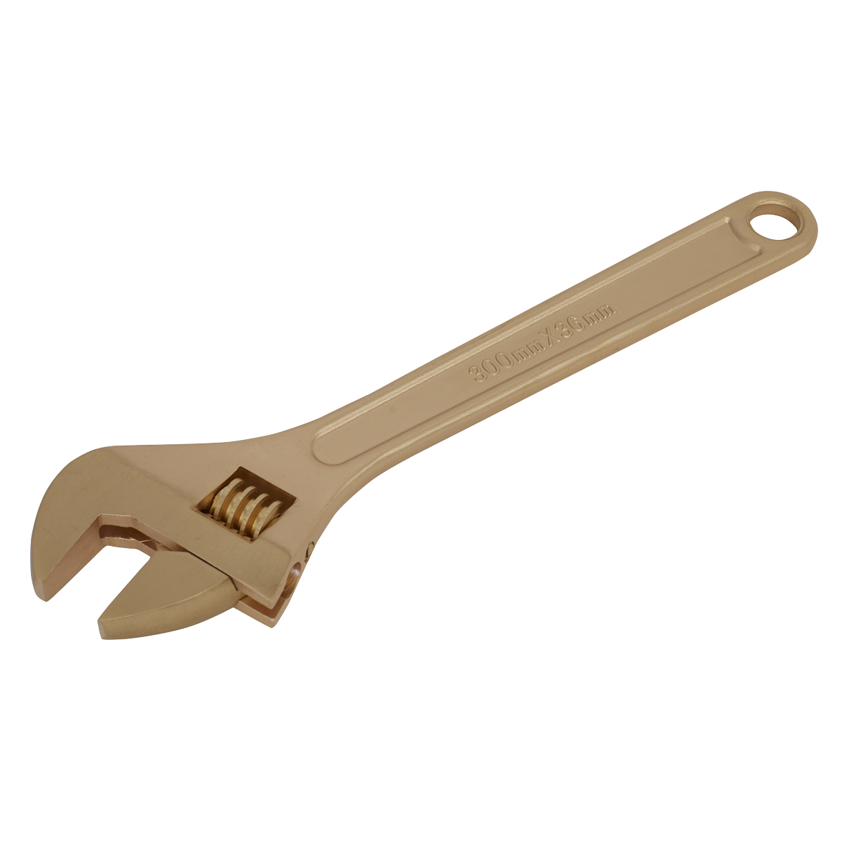 Sealey Adjustable Wrench from Beryllium Copper 300mm Non-Sparking NS068