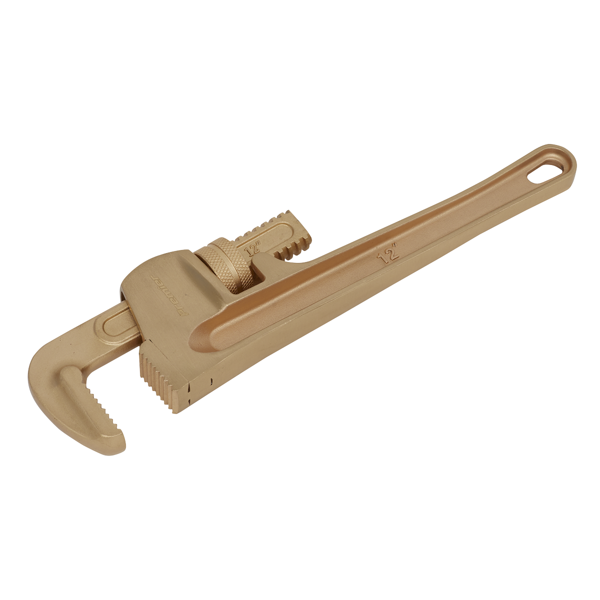 Sealey Pipe Wrench 300mm from Beryllium Copper Non-Sparking Die Forged NS070