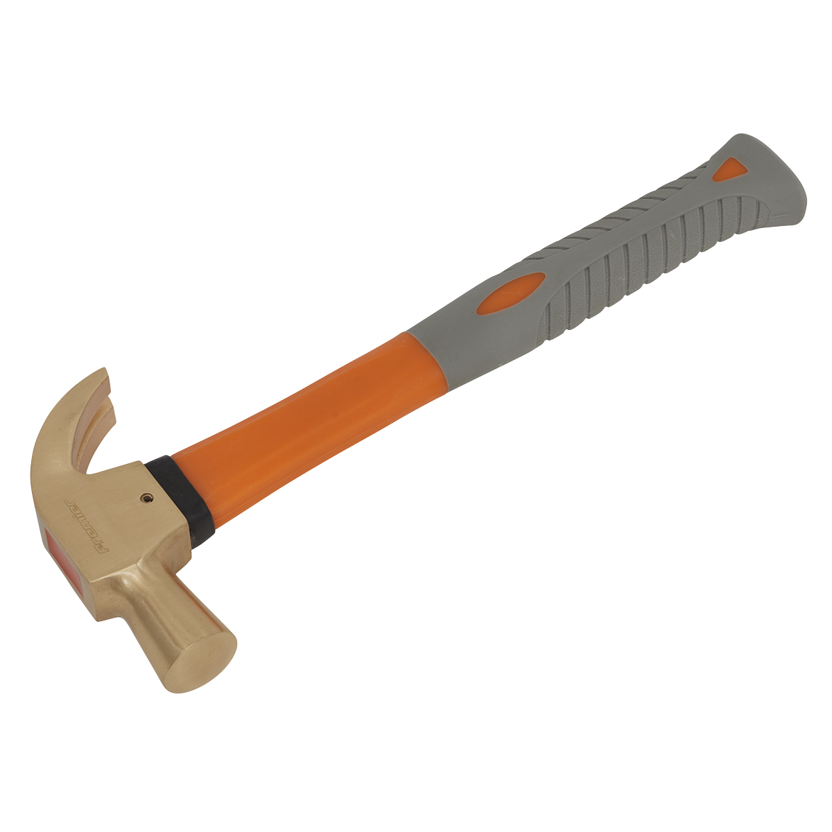 Sealey 16oz Claw Hammer With Shock-Absorbing Rubber Grip - Non-Sparking NS076