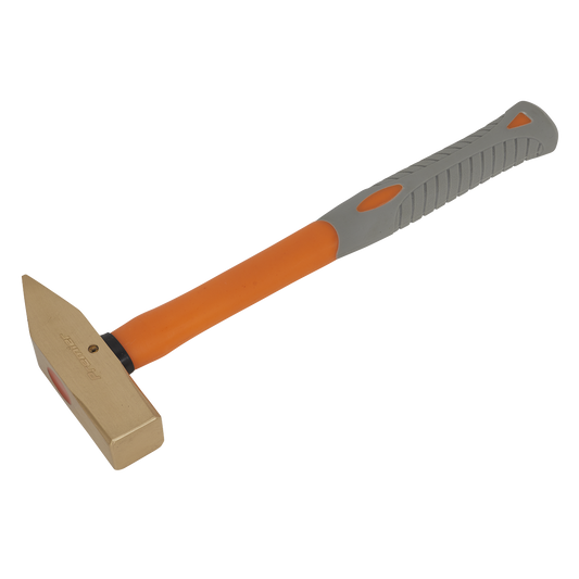 Sealey Cross Pein Engineer's Hammer Fibre Glass Shaft 1.1lb Non-Sparking NS078