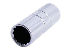 LASER 0100 Spark Plug Socket 16mm Spanner Size 1/2" Drive Chrome Vanadium