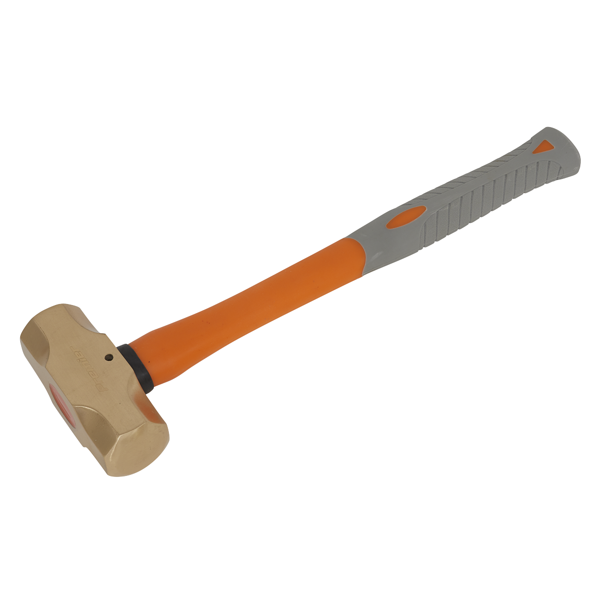 Sealey Sledge Hammer With Shock-Absorbing Rubber Grip 3lb Non-Sparking NS088