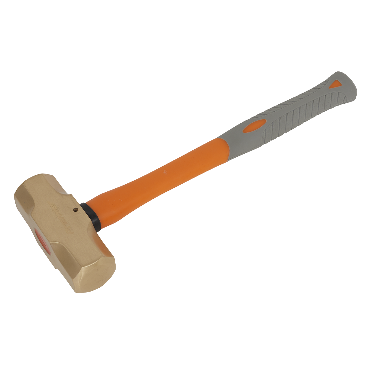 Sealey Sledge Hammer With Shock-Absorbing Rubber Grip 4.4lb Non-Sparking NS089