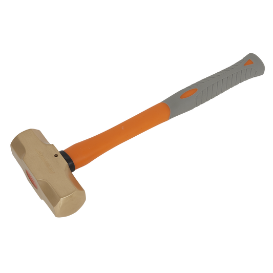Sealey Sledge Hammer With Shock-Absorbing Rubber Grip 4.4lb Non-Sparking NS089