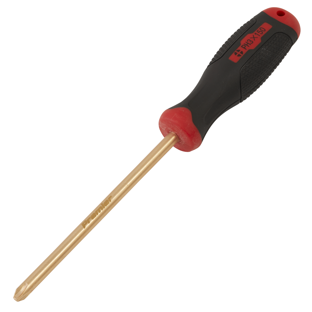 Sealey Screwdriver Phillips#3 x 150mm Non-Sparking Beryllium Copper Tool NS098