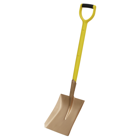 Sealey 240 x 418 x 990mm Square Shovel - Non-Sparking With Wide D Handle NS106