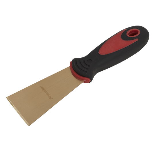 Sealey Scraper 50 x 200mm Non-Sparking With Contoured Soft Grip Handle NS108