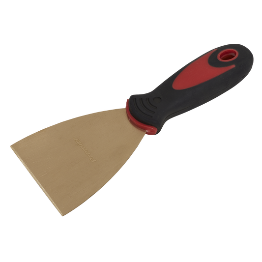 Sealey Scraper 75 x 200mm Non-Sparking With Contoured Soft Grip Handle NS109