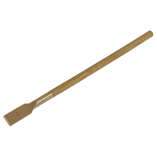 Sealey Scraper Long Handle 50mm x 690mm Non-Sparking Beryllium Copper NS112