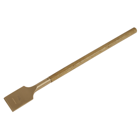 Sealey Scraper Long Handle 75 x 705mm Length Non-Sparking Beryllium Copper NS113