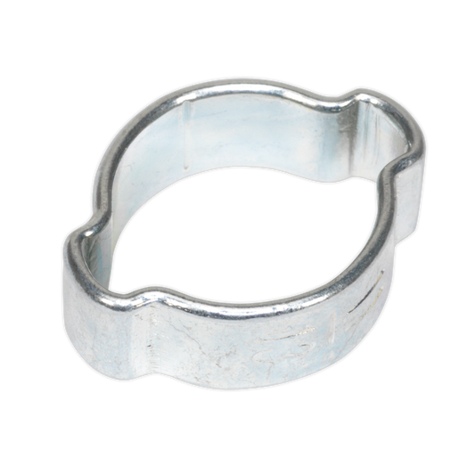 Sealey Double Ear O Clips 25 Pieces Zinc Plated 11mm - 13mm 0.43"-0.51" OCDE1113