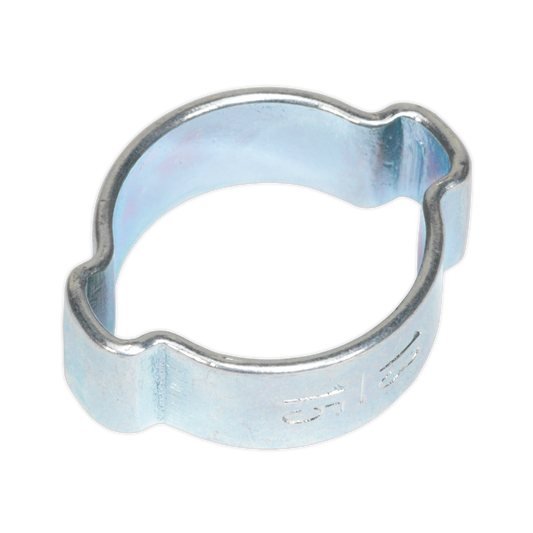Sealey Double Ear O Clips 25 Pieces Zinc Plated 13mm - 15mm 0.51"-0.59" OCDE1315