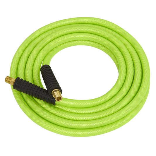 Sealey Air Hose High Visibility 10M x 10mm With 1/4" BSP Unions AHFC1038