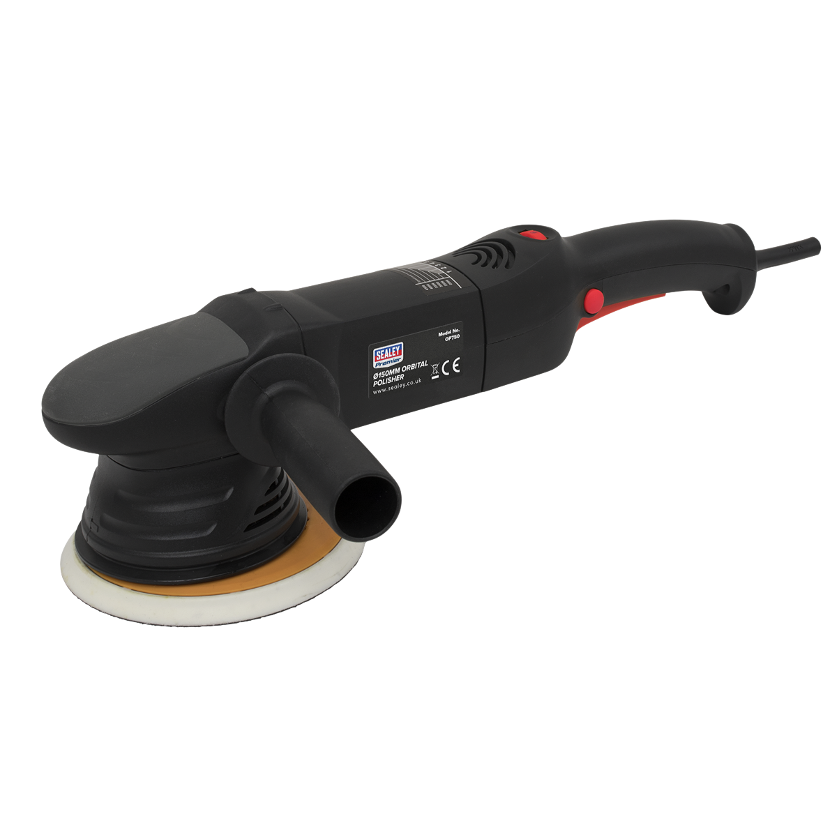 Sealey 230V 150mm 750W Orbital Polisher 6-Stage Variable Speed Control OP750