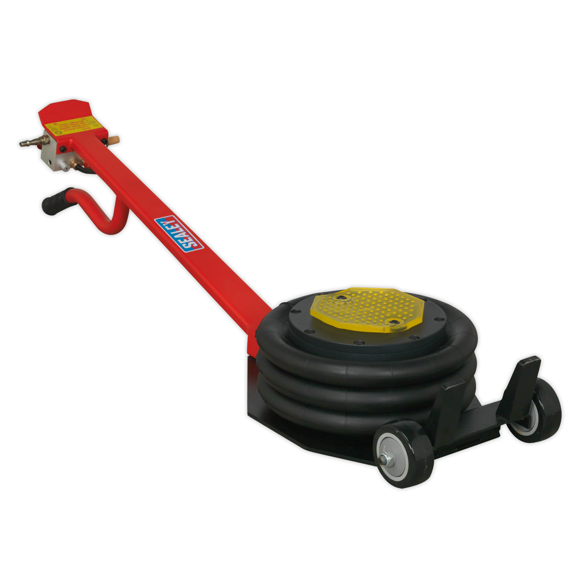 Sealey Premier Air Operated Fast Jack Lift 3 Tonne Three Stage Long Handle PAFJ3