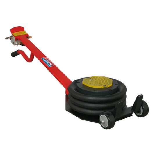 Sealey Premier Air Operated Fast Jack Lift 3 Tonne Three Stage Long Handle PAFJ3