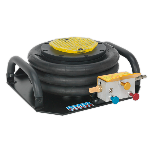 Sealey 3 Tonne Premier Air Operated Fast Jack D-Shaped Handles 3-Stage PAFJ3S