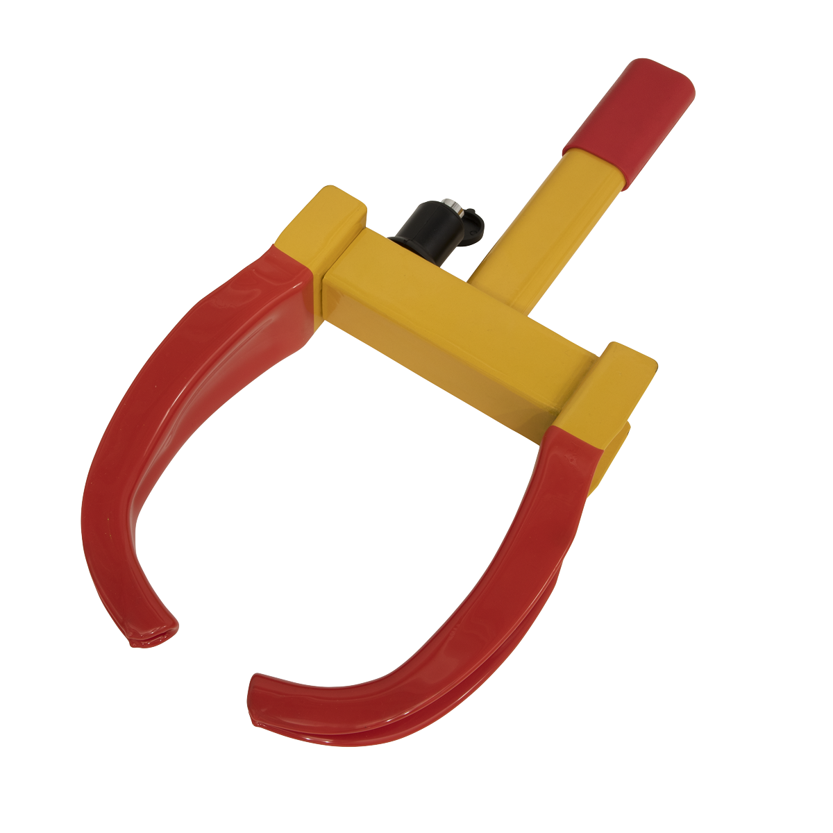 Sealey Claw Car Wheel Clamp With Lock & Key Finished In Yellow & Red PB395