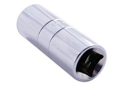 LASER 0100 Spark Plug Socket 16mm Spanner Size 1/2" Drive Chrome Vanadium