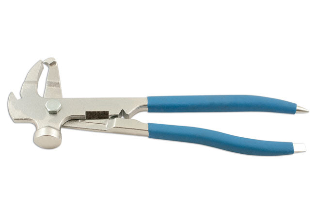 LASER 5620 Wheel Weight Pliers 250mm Long Flat Blade Probe Hammer Edge