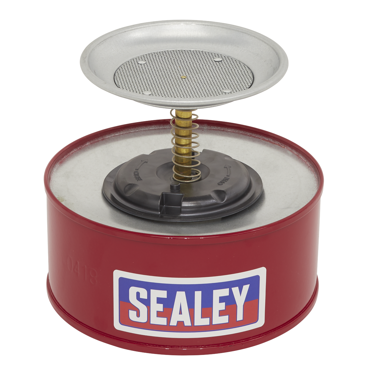 Sealey 1 Litre Plunger Can 1L With Perforated Metal Flash Arrestor - Red PC1