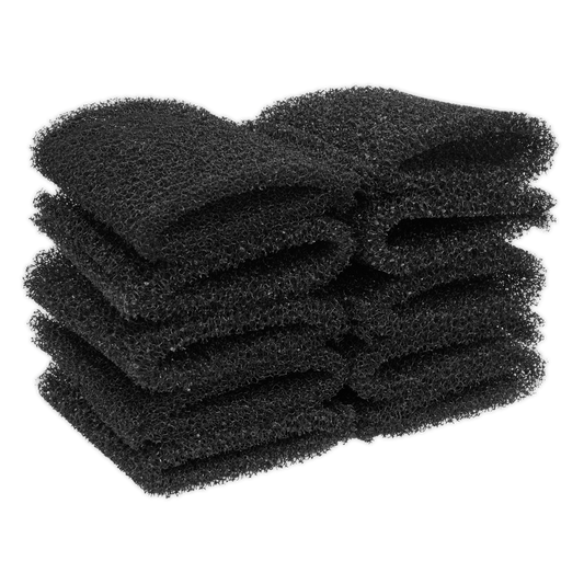 Sealey Foam Filter Replacement For PC195SD Vacuum Cleaner Pack Of 10 PC195SDFF10