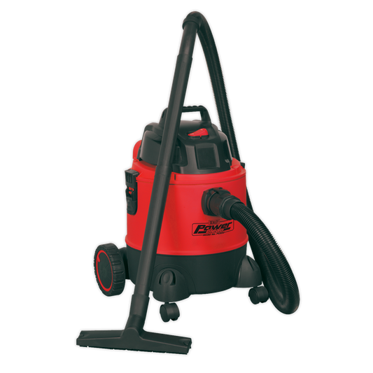 Sealey 230V 1250W Wet & Dry Vacuum Cleaner Lightweight 20 Litres 4m Cable PC200
