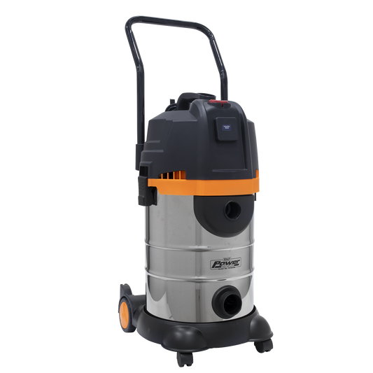 Sealey Vacuum Cleaner Cyclone Wet/Dry 30 Litres Double Stage 1200W/230V PC300BL