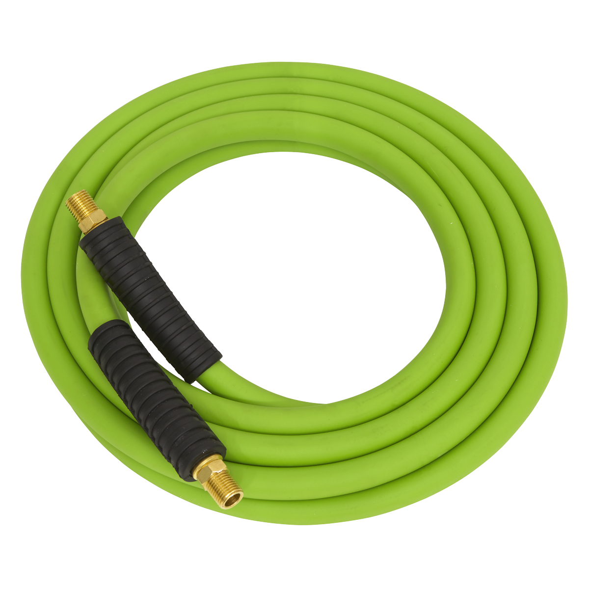 Sealey 10m x Ø8mm High-Visibility Hybrid Air Hose With 1/4" BSP Unions AHHC10G