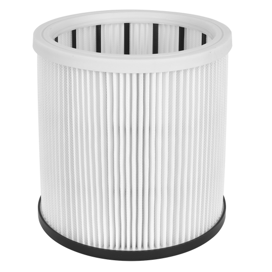 Sealey Reusable Cartridge Filter For PC477 Wet And Dry Vacuum Cleaner PC477.PF