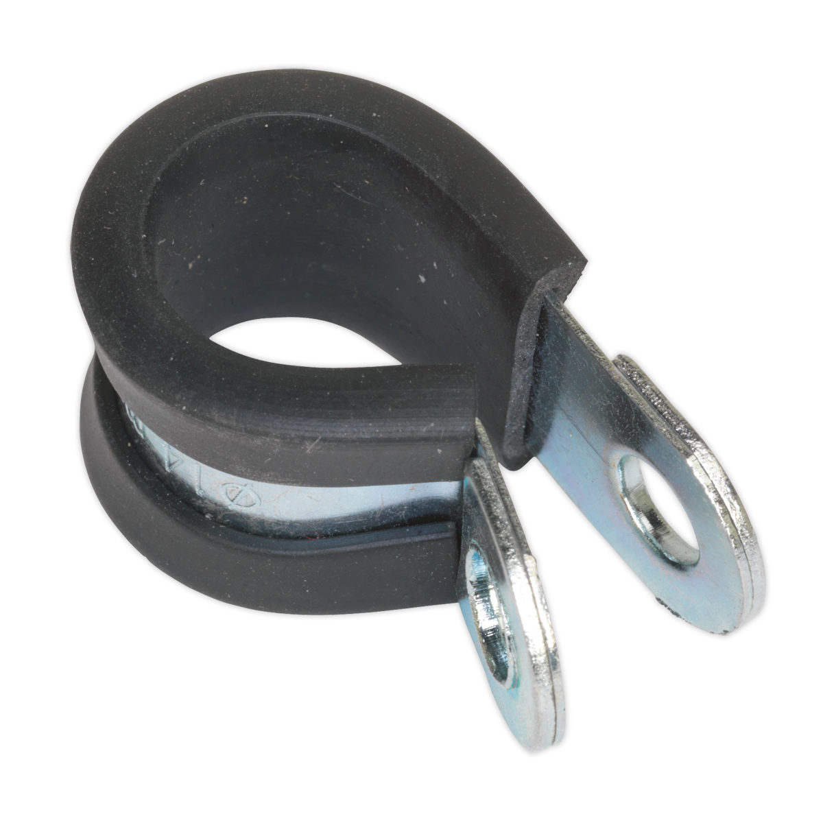 Sealey P Clip 25 Pieces Rubber Lined 13mm Zinc Plated Hose Pipe Clamp PCJ13